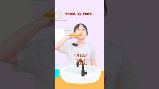 Bé học từ vựng tiếng Anh: My Morning Routine | Learn “I Wake Up” in English #shorts #kidslearning 