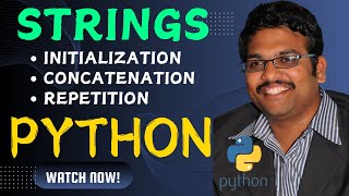 Download the video "STRINGS INITIALIZATION, CONCATENATION & REPETITION || PYTHON PROGRAMMING"