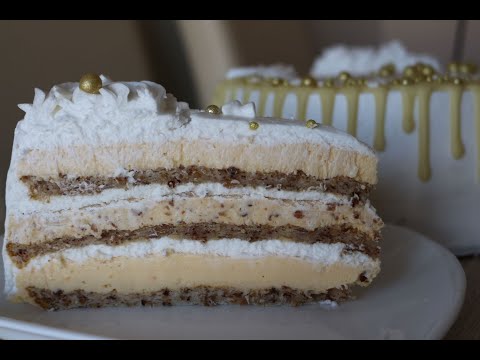Rafaelo torta / Prava rafaelo torta sa lešnicima,kokosom i belom čokoladom-How to make Rafaello cake