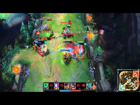 [LOL Epic] Doublelift Jinx Pentakill Feat Aphromoo