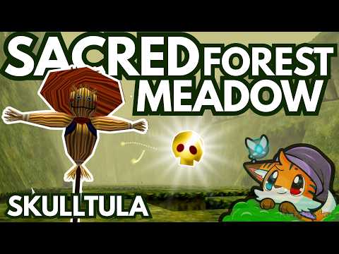 Zelda OoT: In Logic Gold Skulltula Location - Sacred Forest Meadow
