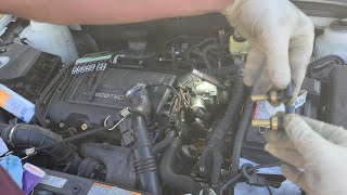 2011 - 2015 Chevy Cruze coolant temperature sensor replacement
