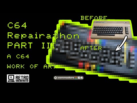 C64 Repairathon Part III - A C64 breadbin work of art