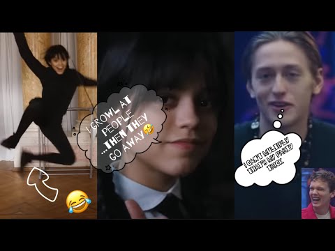 Wednesday cast Funny Moments/bloopers /behind the scenes #wednesday #wednesdayseries#wednesdayaddams