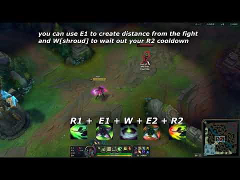 R1+E1+W+E2+R2 AKALI COMBO SHOWCASE