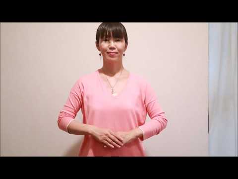 「通じる」の日本手話の表し方