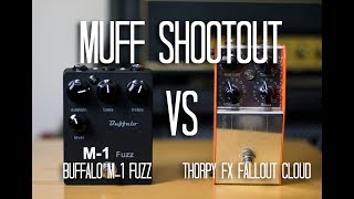 Video thumbnail for Muff Shootout - Buffalo FX M-1 Fuzz vs Thorpy FX Fallout Cloud Pedal Demo by HarryAndAGuitar