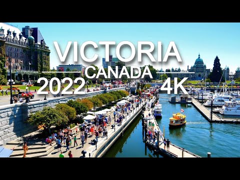 Victoria BC ᴄᴀ 2022 in 4K Ultra HD - LoFi Music, Time Lapse and GoPro Walk Video | Victoria, Canada