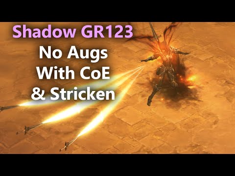 Shadow Impale GR123 with CoE & Stricken! (Season 23 Demon Hunter)