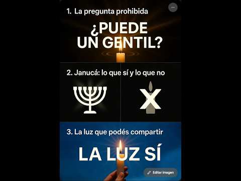 Respuesta 6026: ¿Puede un gentil encender velas de Janucá? La respuesta que nadie se anima a dar…