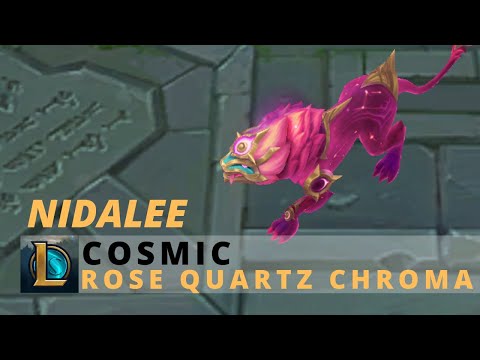 Cosmic Nidalee Rose Quartz Chroma - League Of Legends