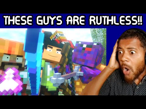 Annoying Villagers 15 - Minecraft Animation | Reaction