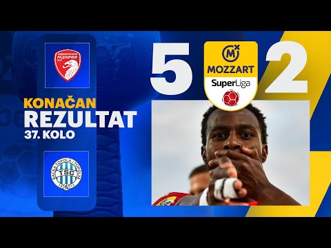 Mozzart Bet Super liga 2024/25 - 37.Kolo: RADNIČKI 1923 – TSC 5:2 (2:0)