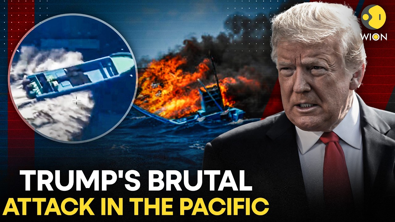 US Strikes Drug Boats LIVE: Trump's Deadly Anti-Drug Operation! 11 Killed In Pacific & Caribbean