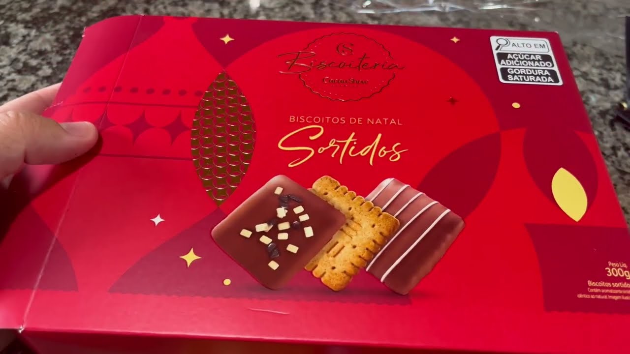BISCOITOS DE NATAL CACAU SHOW