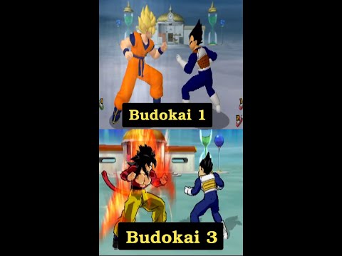 GOKU MOST POWERFULL TRANSFORMATION EVOLUTION - DBZ BUDOKAI 1 TO 3 - HD (PS2)