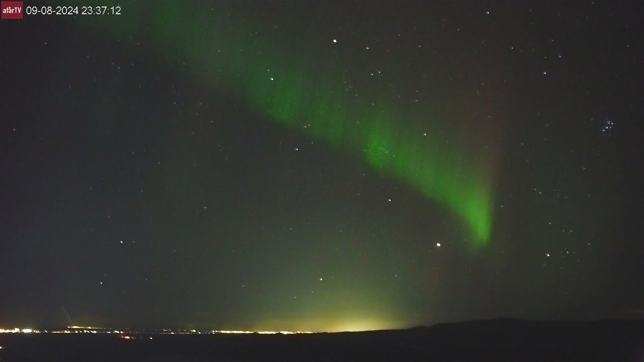 Sep 8, 2024: Aurora Borealis Over Iceland in 4K Ultra HD