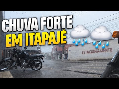 10 MINUTOS DE CHUVA EM ITAPAJÉ | Clima Mudou Total