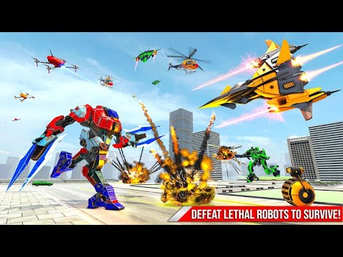 Air Robot Game - Flying Robot Transforming Plane Mizo Studio Inc Gameplay