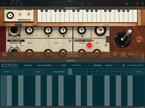 Ivcs3 AUv3 synth and ID700 Buchla AUv3 synth | Several reverbs AUv3 | iOS iPad AUM