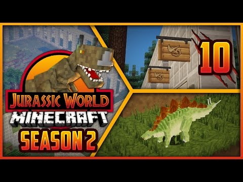 Minecraft Jurassic World S2 - Episode 10 - BABY STEGOSAURUS!