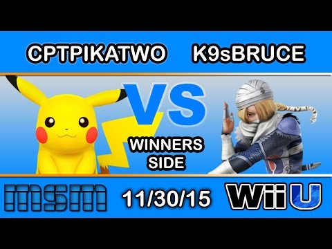 MSM #26 – CptPikaTwo (Pikachu) Vs. DP | K9sBruce (Sheik) Winners Side - Smash Wii U
