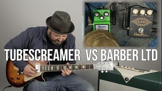 Video thumbnail for Overdrive Pedals For Tone: Tube screamer VS Barber LTD OverDrive Pedal Comparison by Marty Music