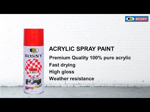 Diapositiva 3 - BOSNY PINTURA EN SPRAY ACRILICO USO GENERAL VERDE HONDA (HONDA GR) SB-70 (vídeo)