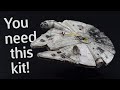 The Bandai Millennium Falcon Is Fantastic 1 350 Scale Plastic Model Kit Build Review