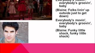 Love Shack Glee Lyrics