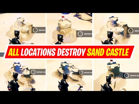 Destroy Special Sandcastles location Fortnite - Week 10 Epic Quest Challenge
