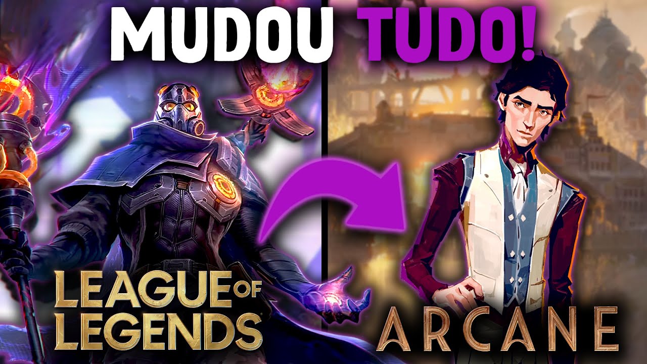 AS MAIORES DIFERENÇAS ENTRE LOL E ARCANE