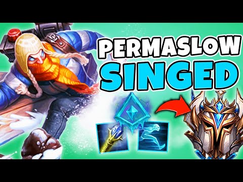 When you're permaslow singed and NOBODY can catch you! (HILARIOUS KITING)