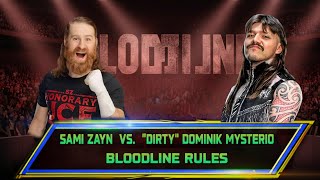 WWE 2K25 - Sami Zayn VS Dominik Mysterio - Bloodline Rules Match | WWE