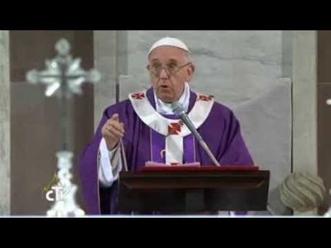 Missa quarta feira de cinzas - 05/03/2014 - Papa Francisco - Dublado Rádio Vaticano