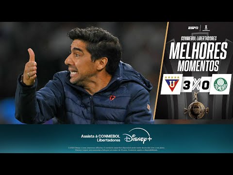 Gols e lances de LDU x Palmeiras