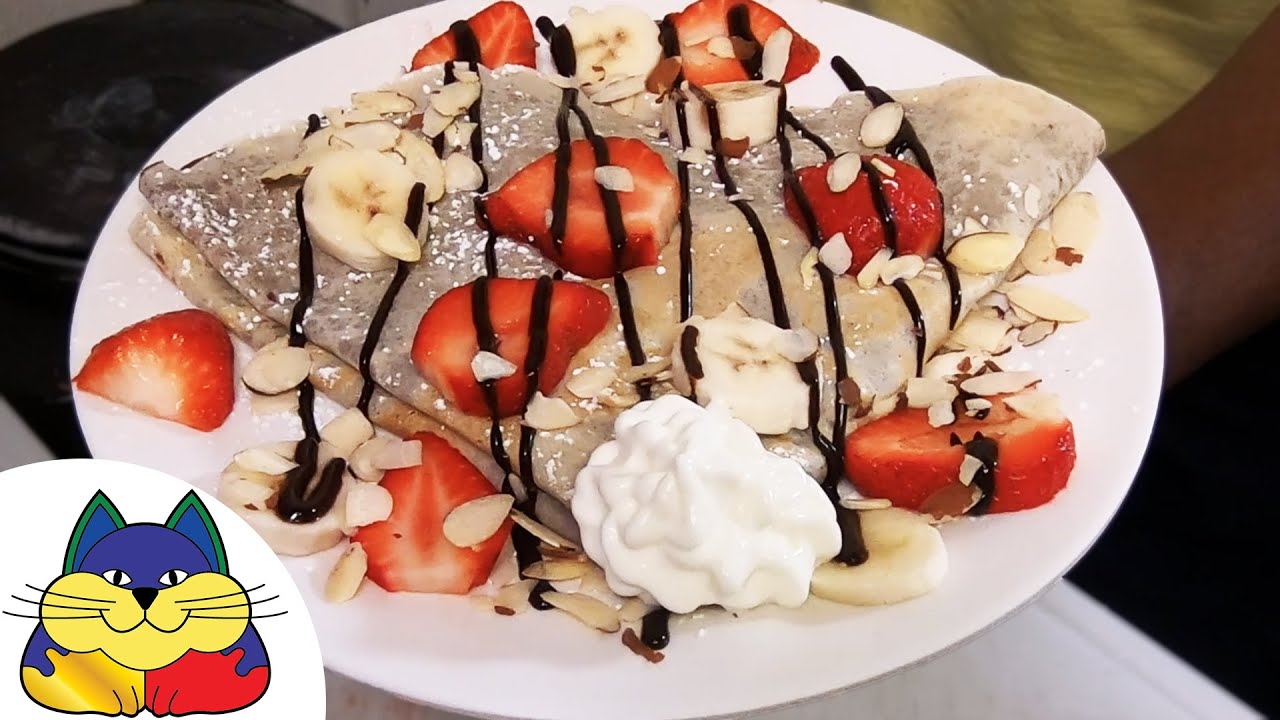 How To Make The Best Strawberry Banana Nutella Crepes! | Festa Coffee