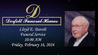 Lloyd Davolt Funeral Service