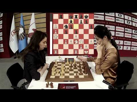 Goryachkina Defeats GM Zhu Jiner in Game 1 of the Tiebreak | Women’s World Rapid Championship 2025
