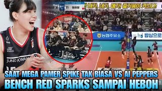 Download lagu Bench Red Sparks Heboh🤔Seon Woo Sampai Tepuk Tangan😱Reaksi Staf Red Spark Lihat Spike Menukik Mega😎 mp3