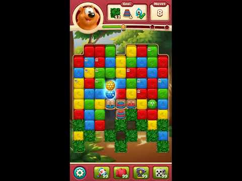 Toon Blast Level 6607 - NO BOOSTERS 🐻🐺🐱 | SKILLGAMING ✔️