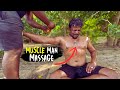 Hogenakkal ASMR ️‍ ️Muscle Man ‍ ️Massage Relaxing River Side Natural Outdoor Massage