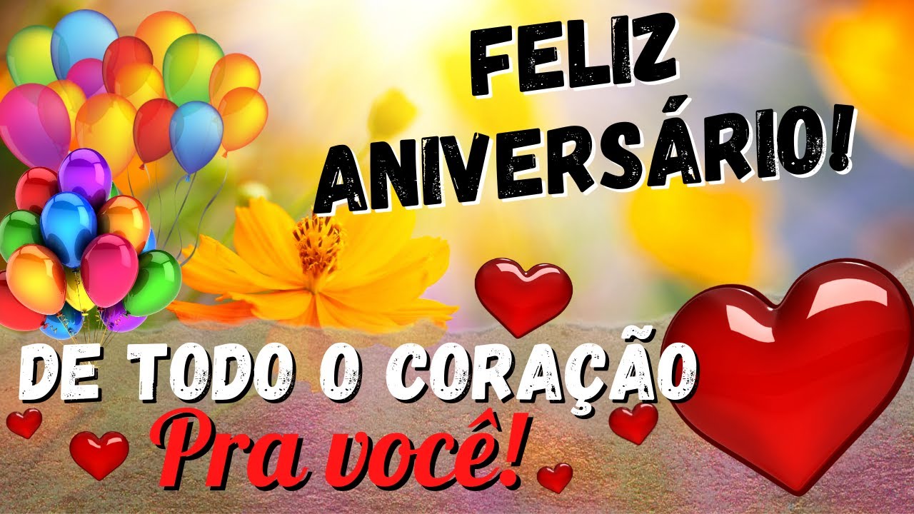 24 de AGOSTO | MENSAGEM DE ANIVERSÁRIO INSPIRADORA🎁Belíssima | De todo o coração pra você
