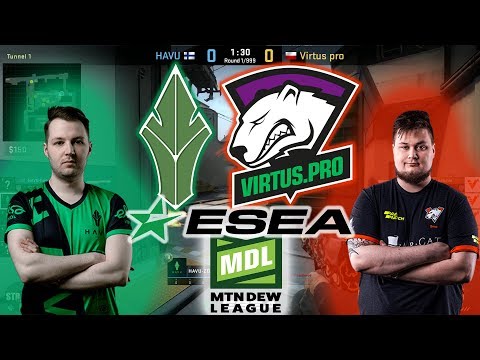 🇫🇮 HAVU vs 🇵🇱 Virtus.pro Highlights - ESEA MDL Season 32 Europe * Train