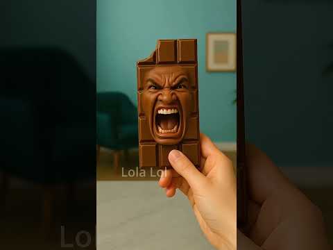 The Chocolate Came to Life?! 💀🍫 #chocolate #FunnyShorts