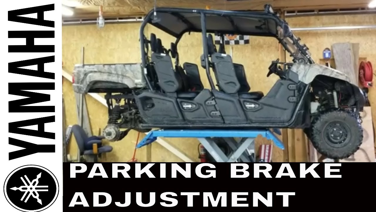 Yamaha Park Brake Adjustment