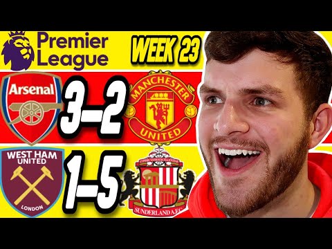PREMIER LEAGUE WEEK 23 PREDICTIONS