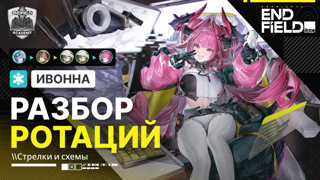 Детальный разбор ротаций — Ивонна Гайд | Arknights: Endfield
