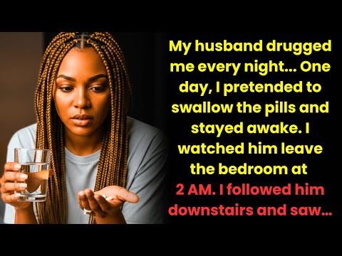 My husband drugged me every night. One day, I pretended to swallow the pills — what I saw next was…
