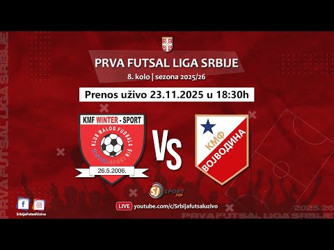 KMF Winter sport - KMF Vojvodina | Prva futsal liga Srbije